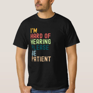 聴覚懸命です。 Tシャツ