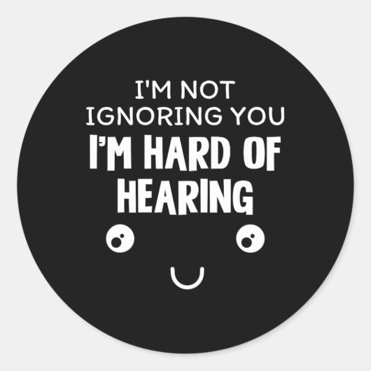 聴覚懸命 ラウンドシール (正面)