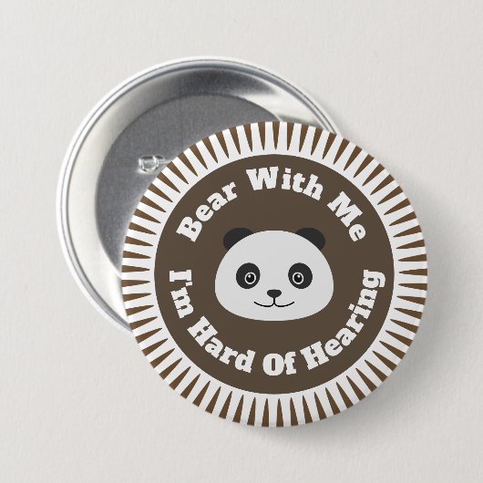 聴覚懸命 缶バッジ (正面&裏面)