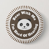 聴覚懸命 缶バッジ (正面)