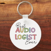 聴覚最高の専門医Ever Doctor of Audiology Gift キーホルダー (正面)