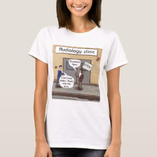 聴覚検査のオフィスで悔い改めろ Funny Tシャツ