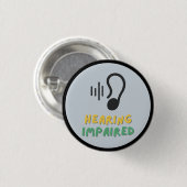 聴覚障害のある記号 缶バッジ (正面&裏面)