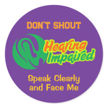 聴覚障害の記号 – 耳エレガントのデザイン