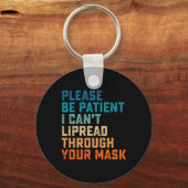 聴覚障害ろう者アワのASL標識の懸命 キーホルダー (裏面)