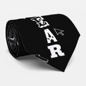 聴覚障害懸命タイの右耳ろう ネクタイ (ロール)