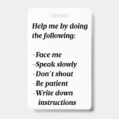 聴覚障害支援バッジ バッジ (裏面)