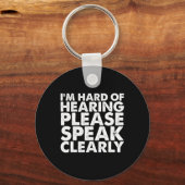 聴覚障害者のAsl手話について キーホルダー (正面)