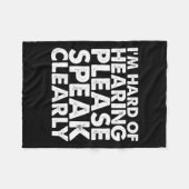 聴覚障害者のAsl手話について フリースブランケット (正面(横))