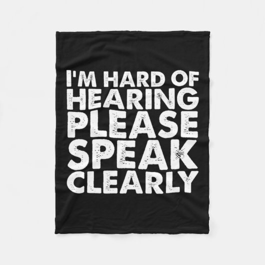 聴覚障害者のAsl手話について フリースブランケット (正面)