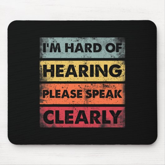 聴覚障害者のAsl手話について マウスパッド (正面)