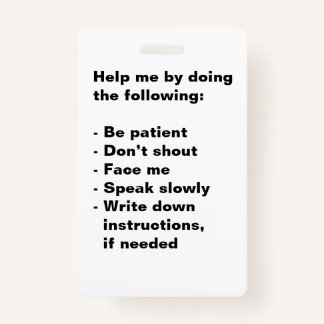 聴覚障害者サポートバッジ バッジ