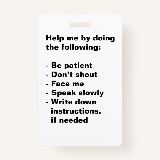 聴覚障害者サポートバッジ バッジ (裏面)