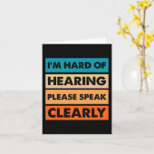 聴覚障害者用ASL標識懸命 カード (黄色い花)