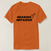 聴覚障害者36 Tシャツ (デザイン正面)