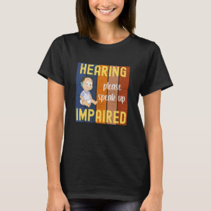 聴覚障害者 Tシャツ