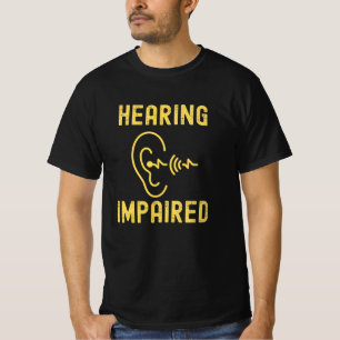 聴覚障害者 Tシャツ