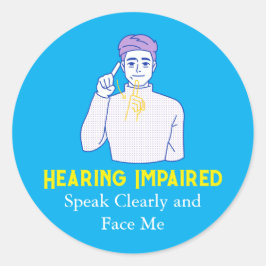 聴覚障害記号 ラウンドシール