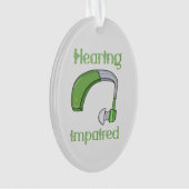 聴覚障害 オーナメント (正面)