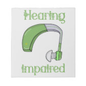 聴覚障害 ノートパッド (正面)