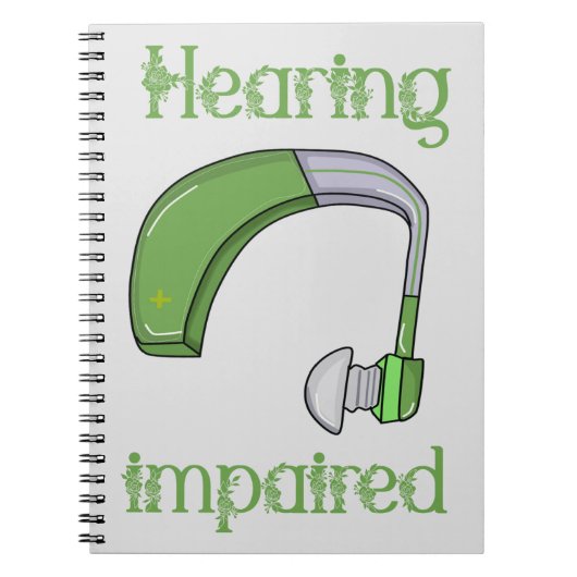 聴覚障害 ノートブック (正面)