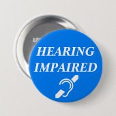 聴覚障害 缶バッジ (正面&裏面)