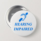 聴覚障害 缶バッジ (正面&裏面)