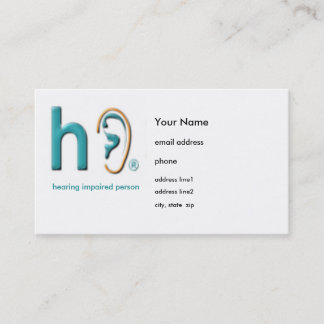 聴覚障害IDカード 名刺