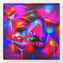 聴覚2 ガラスコースター