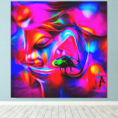 聴覚2 キャンバスプリント (インサイチュ (ウッドフロア))