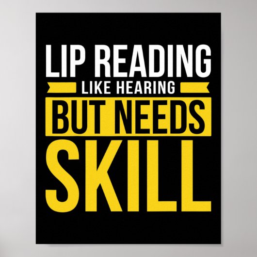 聴覚 – ろう者 – 聞こえない – ろう者認識度A ポスター (正面)