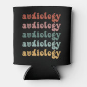 聴覚 |聴覚士レトロ 缶クーラー (正面)