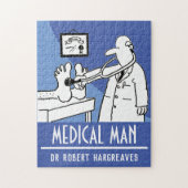 聴診おもしろい器検査足 ジグソーパズル (縦)