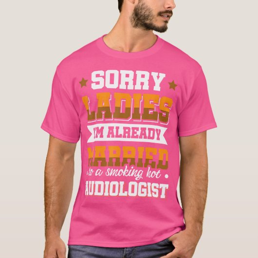 聴診医おもしろい聴覚学シャツ Tシャツ (正面)
