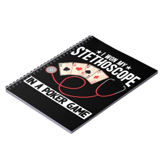 聴診器おもしろいナースドクター病院ユーモア ノートブック (左側)