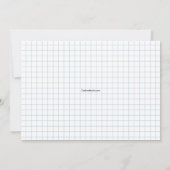 聴診器および歯の卒業の招待状 招待状 (裏面)