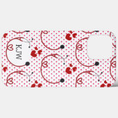 聴診器とハートモノグラム Case-Mate iPhoneケース (裏面 (横))