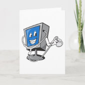 聴診器のグリーティングカードでモニターする カード (正面)