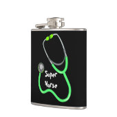 聴診器のスキットル フラスク (左)