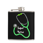 聴診器のスキットル フラスク (正面)