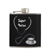 聴診器のスキットル フラスク (正面)