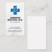 聴診器のロゴ | 医師 名刺 (正面/裏面)