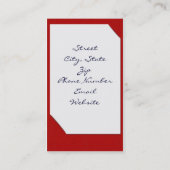 聴診器の名刺が付いている医学のクリップボード 名刺 (裏面)