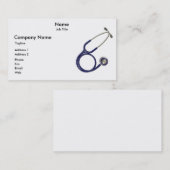 聴診器の名刺 名刺 (正面/裏面)