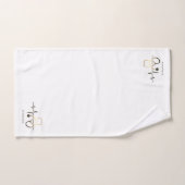 聴診器の心拍 バスタオルセット (ハンドタオル)