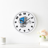 聴診器の時計でモニターする ラージ壁時計