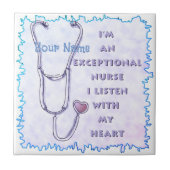 聴診器の特殊ナース タイル (正面)