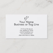 聴診器は穏やかな医者名刺をカスタム保ちます 名刺 (裏面)