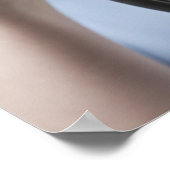 聴診器を持った微笑む女性医師 ポスター (角)