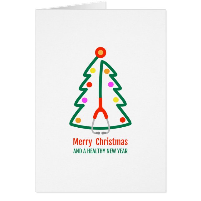 聴診器クリスマスツリー (正面)